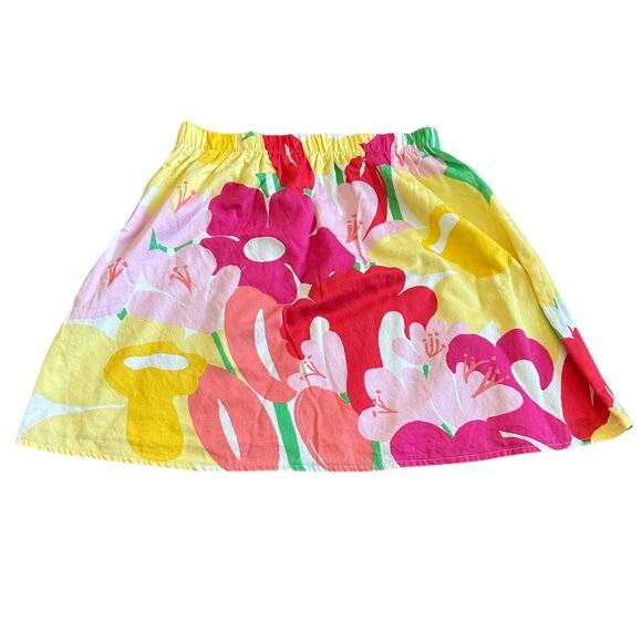 Lilly Pulitzer Lavish Lilly Floral Print Mini Skirt Pull-On Stretch Size Small - Picture 8 of 10